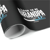 Mannen binnenkort opa EST. 2025 nieuwe opa Cadeaupapier (Rol Hoek)