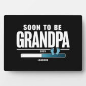 Mannen binnenkort opa EST. 2025 nieuwe opa Fotoplaat (voorkant)