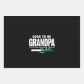 Mannen binnenkort opa EST. 2025 nieuwe opa Inpakpapier Vel (Voorkant)