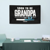 Mannen binnenkort opa EST. 2025 nieuwe opa Spandoek (Beurs)