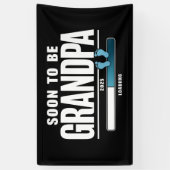 Mannen binnenkort opa EST. 2025 nieuwe opa Spandoek (Verticaal)