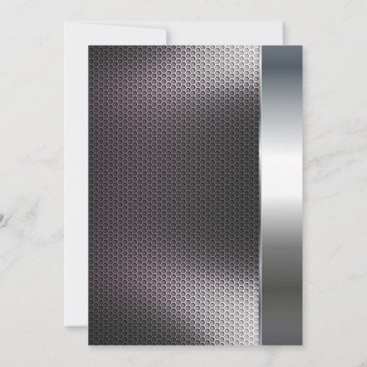 Mannen Birthday Black Kaart (Achterkant)