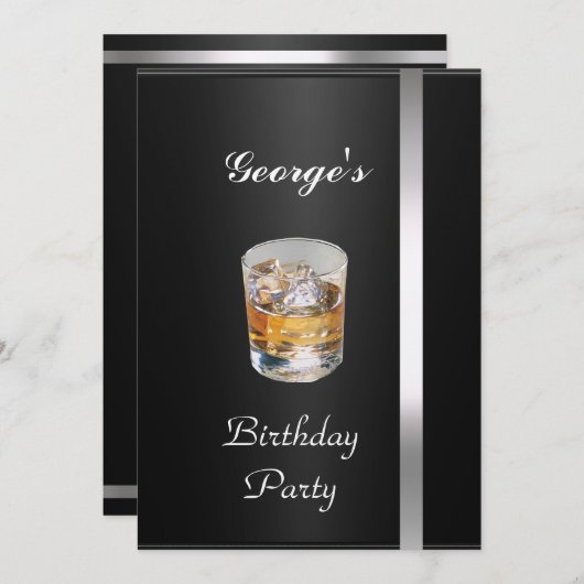 Mannen Birthday Kaart (Voorkant / Achterkant)