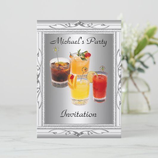 Mannen Birthday Kaart (Staand voorkant)