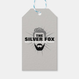 Mannen birthday party cadeau label cadeaulabel