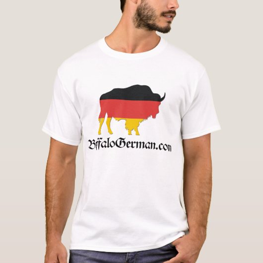 Mannen Bison Logo T-Shirt (Voorkant)