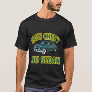 Mannen Black 1953 Chevy 210 T-shirt