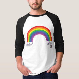 Mannen Black B-ball Shirt Rainbow God Pro Jesus Sa