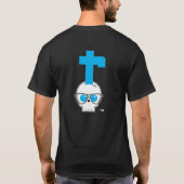 Mannen Black CraniumTap T-Shirt (voor en achter) (Achterkant)