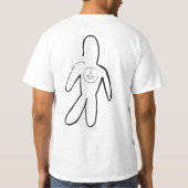 Mannen Black FireWater T-shirt (Achterkant)