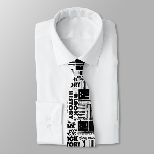 Mannen Black History Designer Stropdas (Gebonden)