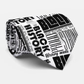 Mannen Black History Designer Stropdas (Opgerold)