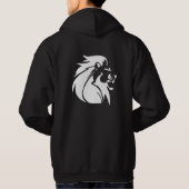 Mannen Black Logo Hoodie (Achterkant)