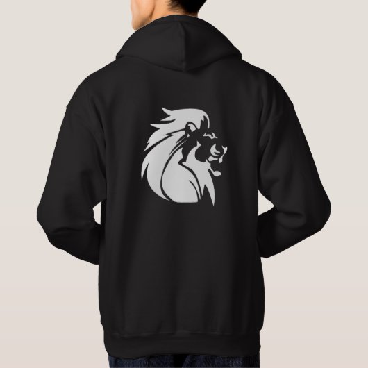 Mannen Black Logo Hoodie (Achterkant)