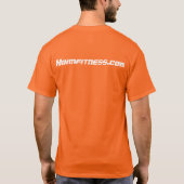 Mannen Black/nek White Koorn? Logo T-shirt (Achterkant)