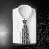 Mannen Black White Paisley Victoriaans Engeland Stropdas
