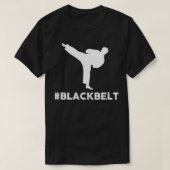 Mannen blackbelt Black Belt T-shirt (Design voorkant)
