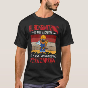 Mannen Blacksmith is geen loopster die het overlev T-shirt