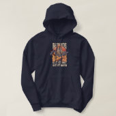 Mannen Blacksmiths maken het warm en hard Hoodie (Design voorkant)