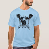 mannen blauw t-shirt (Voorkant)
