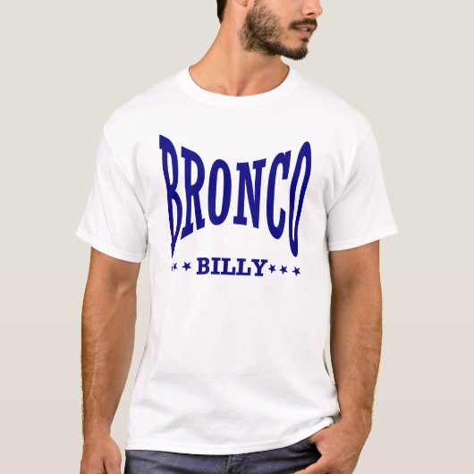 Mannen blauwe logo t-shirt (Voorkant)