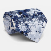 Mannen blauwe stropdas voor de bruiloft (Opgerold)