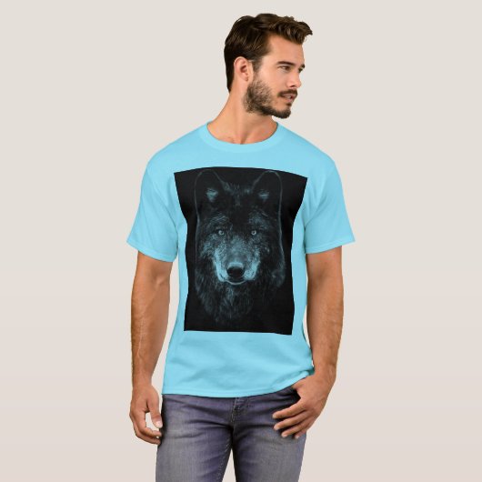 Mannen Blue T - shirt (Voorkant volledig)