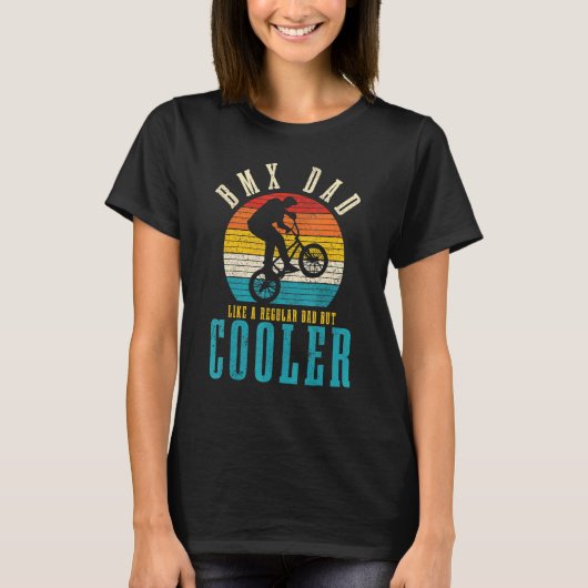 Mannen Bmx-pap als een gewone pap, maar koeler T-shirt (Voorkant)