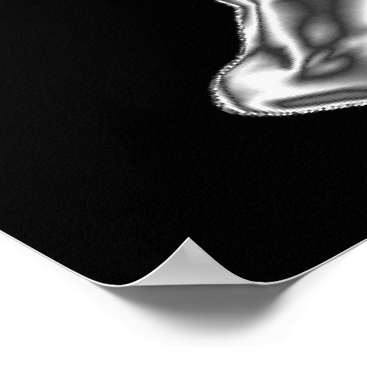 Mannen Bodybuilding Pose Poster (Hoek)