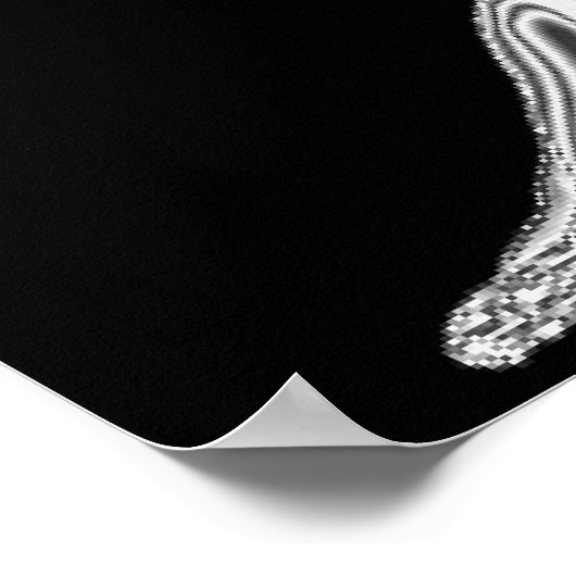 Mannen Bodybuilding Pose Poster (Hoek)