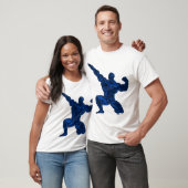 Mannen Bodybuilding Pose T-Shirt (Unisex)