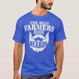 Mannen boer de beste boer heeft grappige wijn gewo t-shirt