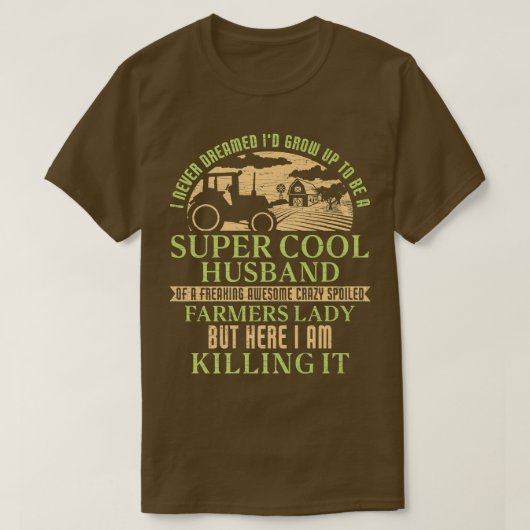 Mannen Boerderij kwekerij T-shirt (Design voorkant)