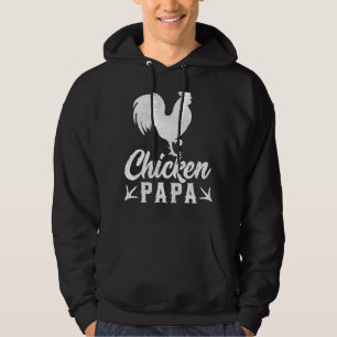 Mannen Boerderij van kippen Farmer Chicken Papa Fa Hoodie