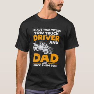 Mannen boetslede - Teken-vrachtwagenchauffeur T-shirt