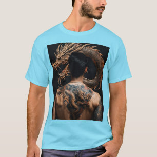 Mannen Bold lnk Style T-shirt" T-shirt