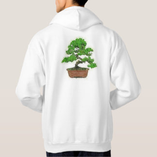 Mannen Bonsai Tree Hoodie (White)