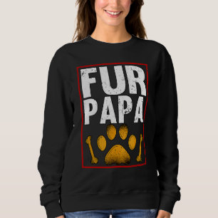 Mannen Bont Papa Papa Vaders Dag Hond 1 Trui