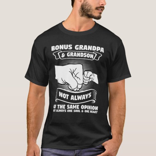 Mannen bonus opa en opa niet altijd bij stap Gran T-shirt (Voorkant)