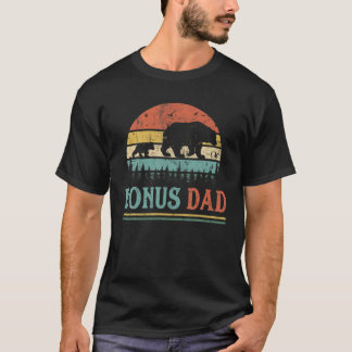 Mannen Bonus Papa Beer voor Mannen Papa Stap Pap F T-shirt