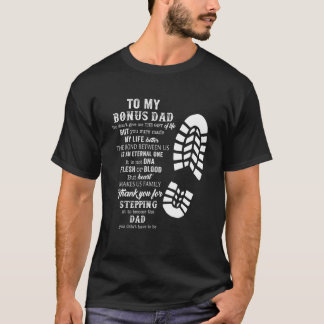 Mannen bonusvader Vaderdag van Stepdad voor Daug T-shirt