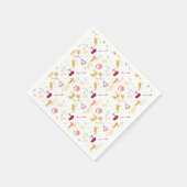 Mannen boogschieten - Boys Bow and Arrow Pattern Servet (Hoek)