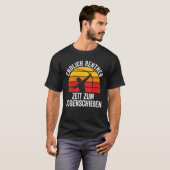 Mannen boogschieten Pensioengerechtigde T-shirt (Voorkant volledig)