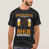 Mannen boogschutter Drink T-shirt (Voorkant)