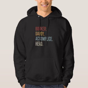 Mannen Booker Dad Accompliment Hero Retro Style Vi Hoodie