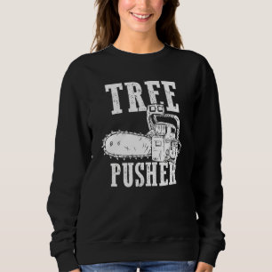 Mannen Boom Pusher Chainzaag Logging Sawyer Lumber Trui