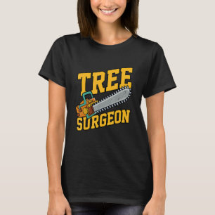 Mannen Boomchirurg Werken Ambacht Klusjesman Mecha T-shirt