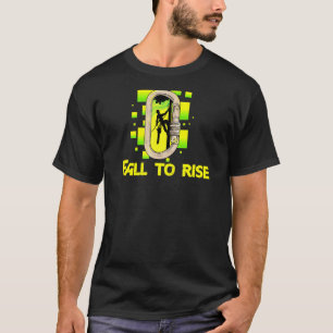 Mannen boomklimmer I Arborist Tree Motif voor Arbo T-shirt