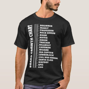 Mannen boomkwekerijkaart lengtegraad rek Funny Jo T-shirt