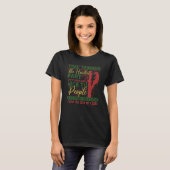 Mannen boomstam het hardste deel van de baan behan t-shirt (Voorkant volledig)